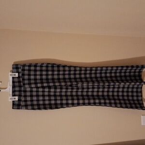 Black and white flare leggings